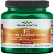 (100g, 211,30 EUR/1Kg) Swanson Vitamin E Mixed Tocopherols, 268mg - 100 softgel