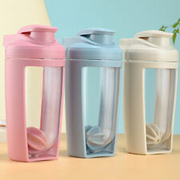 # 500ml Sports Water Bottle Leak Proof Protein Shaking Cup for Workout Gym Sport