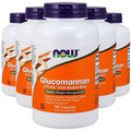 Glucomannan 575mg 5X180 Capsules Now Foods from Konjac Root Kosher
