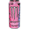 Monster Energy, Ultra Fantasy Ruby Red, zero sugar drink 16 fl oz