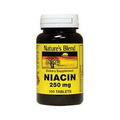Nature's Blend Niacin 250 mg 250 mg 100 Tabs