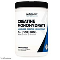 Nutricost Pure Creatine Monohydrate 500 Gram Powder