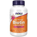 NOW Foods Extra Strength Biotin 10 mg (10,000 mcg) 120 Veg Caps