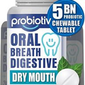 Oral Probiotics for Mouth Bad Breath W/ 5 Billion CFU – “Two-In-One Combo” Chewa