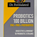Dr Formulated Probiotics 100 Billion Pre + Pro + Postbiotics Garden Of Life Dr.