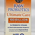 Raw Probiotics Ultimate Care 100 Billion Garden of Life Probiotic