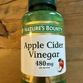 Nature's Bounty Apple Cider Vinegar 480mg For Heart Health 200 Tabs Exp 10/2025