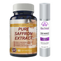 Pure Saffron Extract Pills Appetite Control Weight Loss Anti-Aging Facial Serum