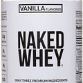 NAKED Nutrition Naked Vanilla Whey Protein 1Lb, Only 3 Ingredients, All Natural