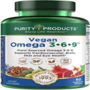 Omega 3-6-9 Vegan and Vegetarian Omega Formula - “5 in 1” Essential Fatty Acid C