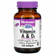 3 X Bluebonnet Nutrition, Vitamin A & D3, 100 Softgels