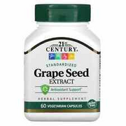 5 X 21st Century, Grape Seed Extract, Standardized, 60 Vegetarian Capsules