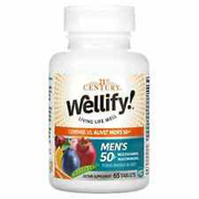 4 X 21st Century, Wellify, Men's 50+ Multivitamin Multimineral, 65 Tablets