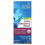 4 X Mommy's Bliss, Organic Baby Elderberry Drops, Age 4 Months+, 3 fl oz (90 ml)