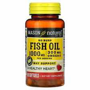 4 X Mason Natural, No Burp Fish Oil, 1,000 mg, 90 Softgels