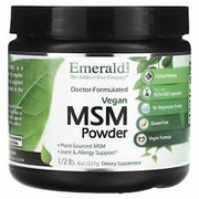 4 X Emerald Laboratories, Vegan MSM Powder, 8 oz (227 g)