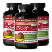 Best Diet Pills - AFRICAN MANGO 1000mg - Work Fast for Women 3 Bottle 180 Caps