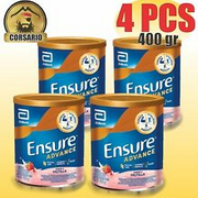 Pack x 4- ENSUREADVANCE FOOD SUPPLEMENT STRAWBERRY (400 GRS) free shipping!