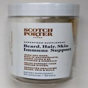 Scotch Porter Beard Hair Skin Supplement 30 Capsules Irish Sea Moss Amino Acids