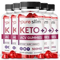 Pure Slim Keto ACV gummies, Pure Slim Gummies Maximum Strength Official (5 Pack)
