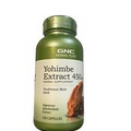 GNC Yohimbe Extract Traditional Male Herb 100 Capsules 450 mg Exp 12/24 or Later