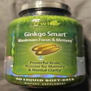 Irwin Naturals Ginkgo Smart Maximum Brain Focus & Memory 60 Softgels EXP 10/2024