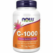 NOW Foods C-1000 1,000 mg 100 Veg Caps Antioxidant Protection with Rose Hips