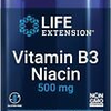 Life Extension Vitamin B3 Niacin 500 mg - 100 capsules