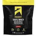 Ascent 100% Whey, Native Whey Protein Blend, Strawberry, 4.25 lbs