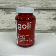 Goli Nutrition Apple Cider Vinegar Gummies - 60 Count Glutan-Free Vegan Exp 2/25