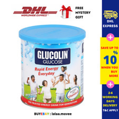 Glucolin Glucose 420g Rapid Energy Enriched with Vitamin (Original Flavour) DHL