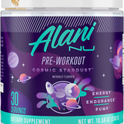 Alani Nu Pre-Workout Powder Cosmic Stardust Energy 30 Servings 10.58 oz FAST SHI