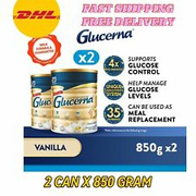 2 Cans Glucerna For Diabetic Management Improved Formula Abbott Vanilla 850g