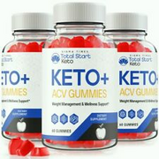 (3 Pack) Total Start Keto Gummies to Support Weight Loss and Overall Wellness
