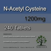 NAC 1200mg N-Acetyl-Cysteine Free Radical Vitamin x 240 Tablets