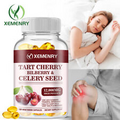 Tart Cherry Bilberry & Celery Seed - Uric Acid Cleanse, Muscle Recovery 120pcs