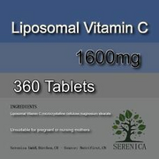 Liposomal Vitamin C 1600mg Fat Soluble Advanced x 360 Tablets