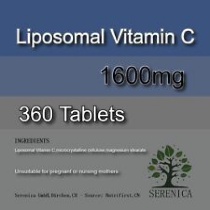 Liposomal Vitamin C 1600mg Fat Soluble Advanced x 360 Tablets