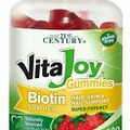 21st Century Vitajoy 5000mcg Biotin Gummies Strawberry 120 CT Hair, Skin & Nail