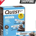 Quest Nutrition Mini Cookies & Cream Protein Bars, Low Carb, Keto, 14 Count