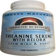 Source Naturals Serene Science Theanine Serene w/ Relora 120ct Exp27+ #7738