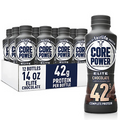 Core Power Elite High Protein Shakes 42G, Chocolate, Ready to Drink for Workout