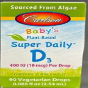 Carlson Baby Super Daily D3 400IU 90 Drops, 0.086 oz - EXP: 6/25