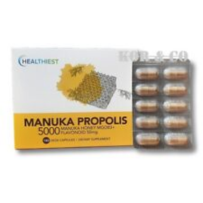 Healthiest NEW ZEALAND Manuka Propolis 5000 180 Capsules