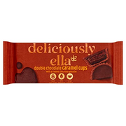 Deliciously Ella - Double Chocolate Caramel Cups Multipack12x36g (enthält 12 Riegel)
