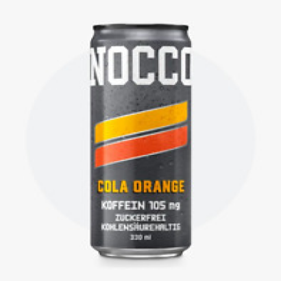 6 Cans | NOCCO BCAA DRINK - Coke Orange | 105mg Caffeine | Sugar Free