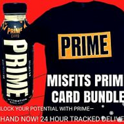 Prime Drink The Card Black Drink & T-Shirt Limited Edition Prime KSI Logan &Fury