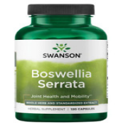 Swanson, Boswellia Serrata Whole Herb & Standardized Extract 500mg 120 Capsules