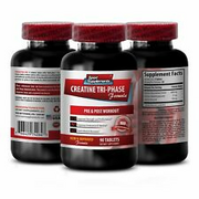 muscle vitamins - BEST CREATINE 3X - creatine power formula 1Bot 90Tabs