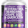 Resveratrol 6000mg Berberine 3000mg Grape Seed Extract 3000mg Quercetin 4000mg G